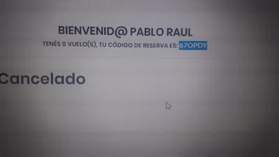 Reintegro x vuelo cancelado hace 30 dias