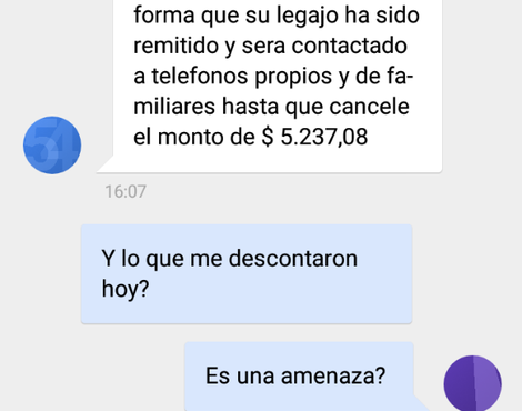 Necesito que me debiten lo qie corresponde de unasola vez