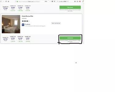 Que latam me reintegre lo que abone de impuestos en el hotel