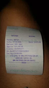 Estafa mediante uala / pagado en rapipago