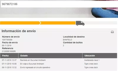 Que me llegue el producto