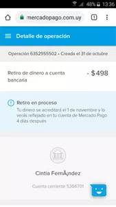 No me devuelven el dinero aun