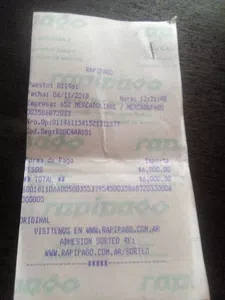 Devolución del dinero a mi cuenta