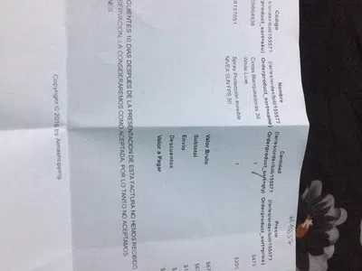 Faltante de producto