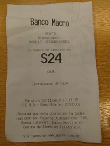 Poder pagar por cajero interno