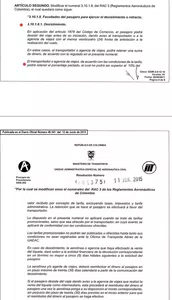 Cancelación tiquetes y reembolso