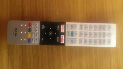 Reemplazo de un control remoto de smart tv toshiba