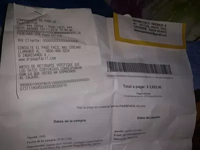 Que me devuelva el dinero o me manden el pedido que cancelaron