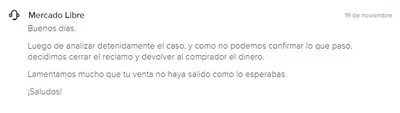 Necesito mi dinero o mi articulo de la venta #1837063885 mercado libre