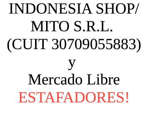 Estoy pagando por un error 100% del vendedor