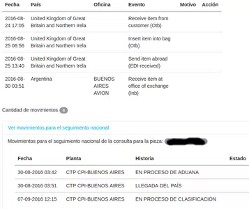 Demora en proceso de clasificacion