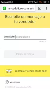 Cancelar una compra en mercado libre