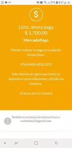 Devolucion de dinero