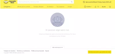 Error en publicaciones