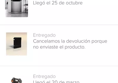 Devolución del dinero