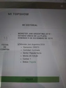 Quiero las entradas de monster jam
