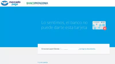 Tarjeta patagonia mercadolibre