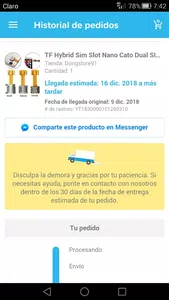 No e recibido nada