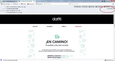No hay movimiento en el tracking del envio