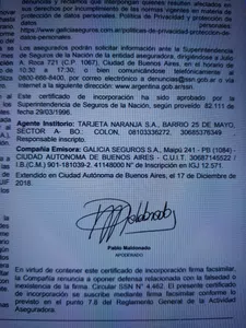 Seguro de vida no solicitado y debitos no autorizados