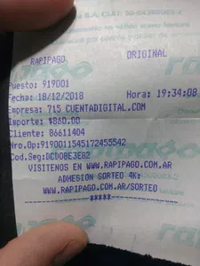 Cancelar un pago que efectúe