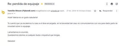 Recuperar mi equipaje