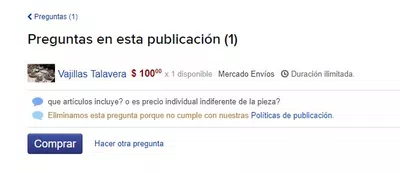 Republicar mi pregunta/ sancionar al vendedor