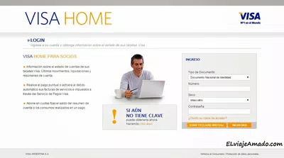 Recuperar usuario y clave de visa home