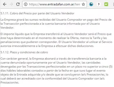 Vendí 2 entradas y no me pagaron