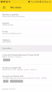 Ingresé una dirección de envío errónea