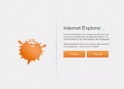 Tu queja no suma en Internet Explorer