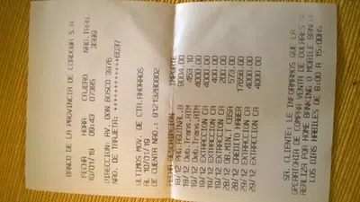 Devolucion de dinero debitado