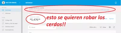 Cuidado con mercado libre apenas empiezas a vender te suspenden y te roban