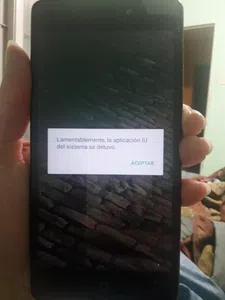 Falla en la aplicación iu del sistema. reparado 3 veces y nada!!!!