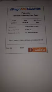 No se acredito el pago del monotributo