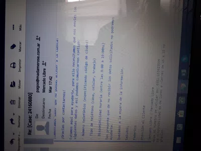 Que el codigo de seguridad llegue a mi email