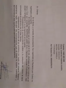 Necesito mi dinero de vuelta