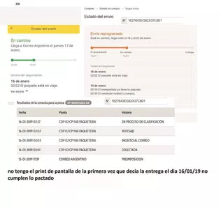 Necesito mi compra ya no cumplieron con la fecha pactada de entrega