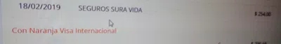 Baja del seguro sura,nunca lo contraté