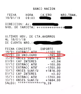 Devuelvan lo que sacaron y ya no debiten lo que no les pertenece !!