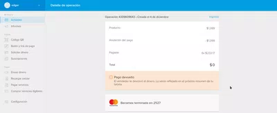 Devolución de mi dinero