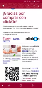 Devolución de mi dinero x dos cupones