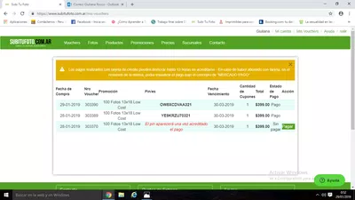 Desconocimiento de compra