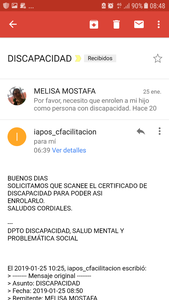 Respuesta urgente