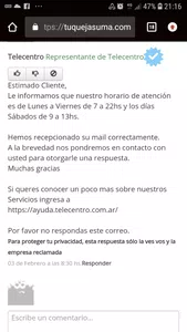 Baja telecentro