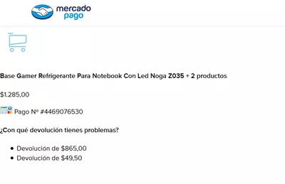 Problemas en cancelacion de compra