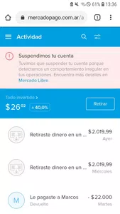Mercadopago me robó