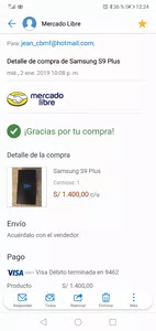 Quiero recuperar mi cuenta de mercado libre y que me devuelvan los 1400 soles