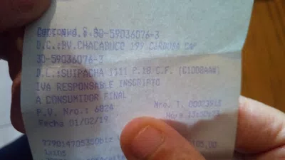 Devolución en dinero o mercadería de los 392 pesos que me deben