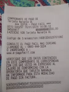Problema de un pago no impactado